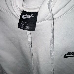 Nike White Hoodie